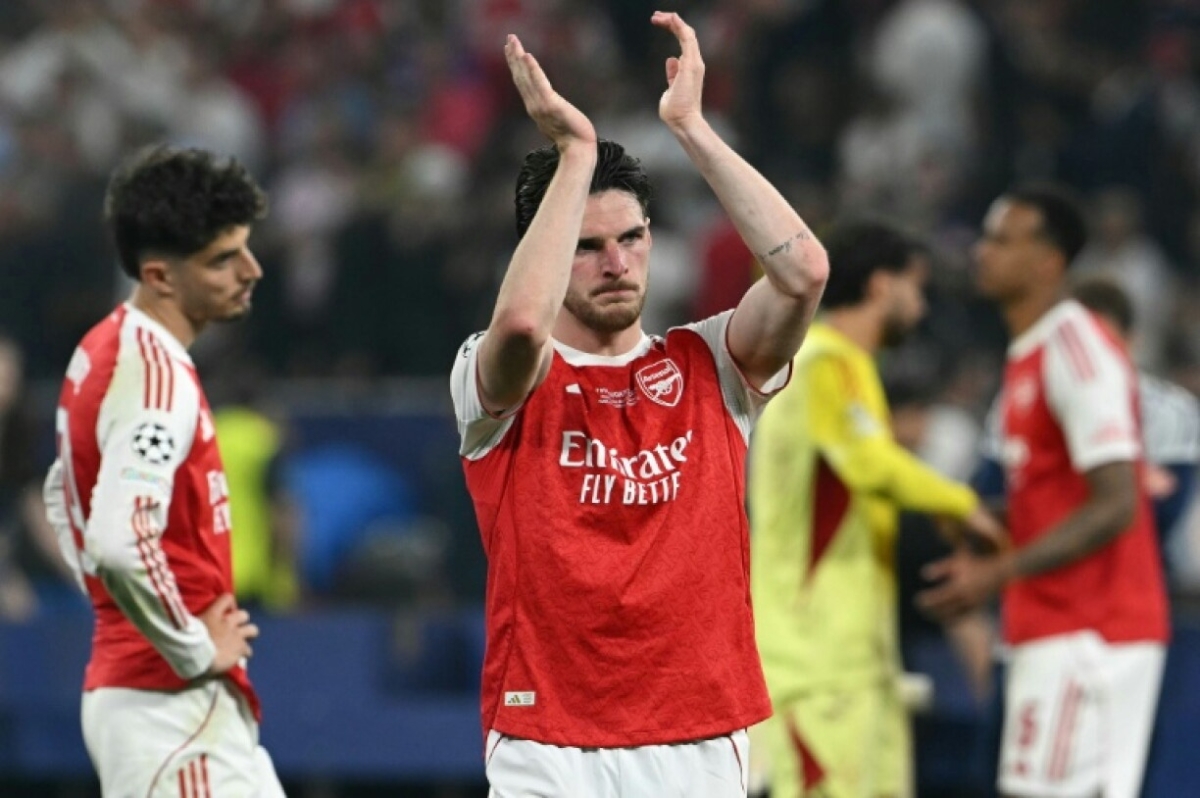 Game đổi thưởng uy tín: Rice bảo vệ Gabriel và Eze sau thất bại cay đắng của Arsenal - hình ảnh - okvipapps.com Game đổi thưởng uy tín: Rice bảo vệ Gabriel và Eze sau thất bại cay đắng của Arsenal - hình ảnh - okvipapps.com